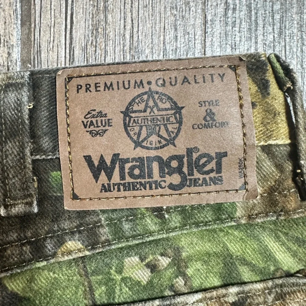 Vintage Wrangler 97GR1HG‎ Camo Pant 38x32 Realtree Hunting Y2K Workwear